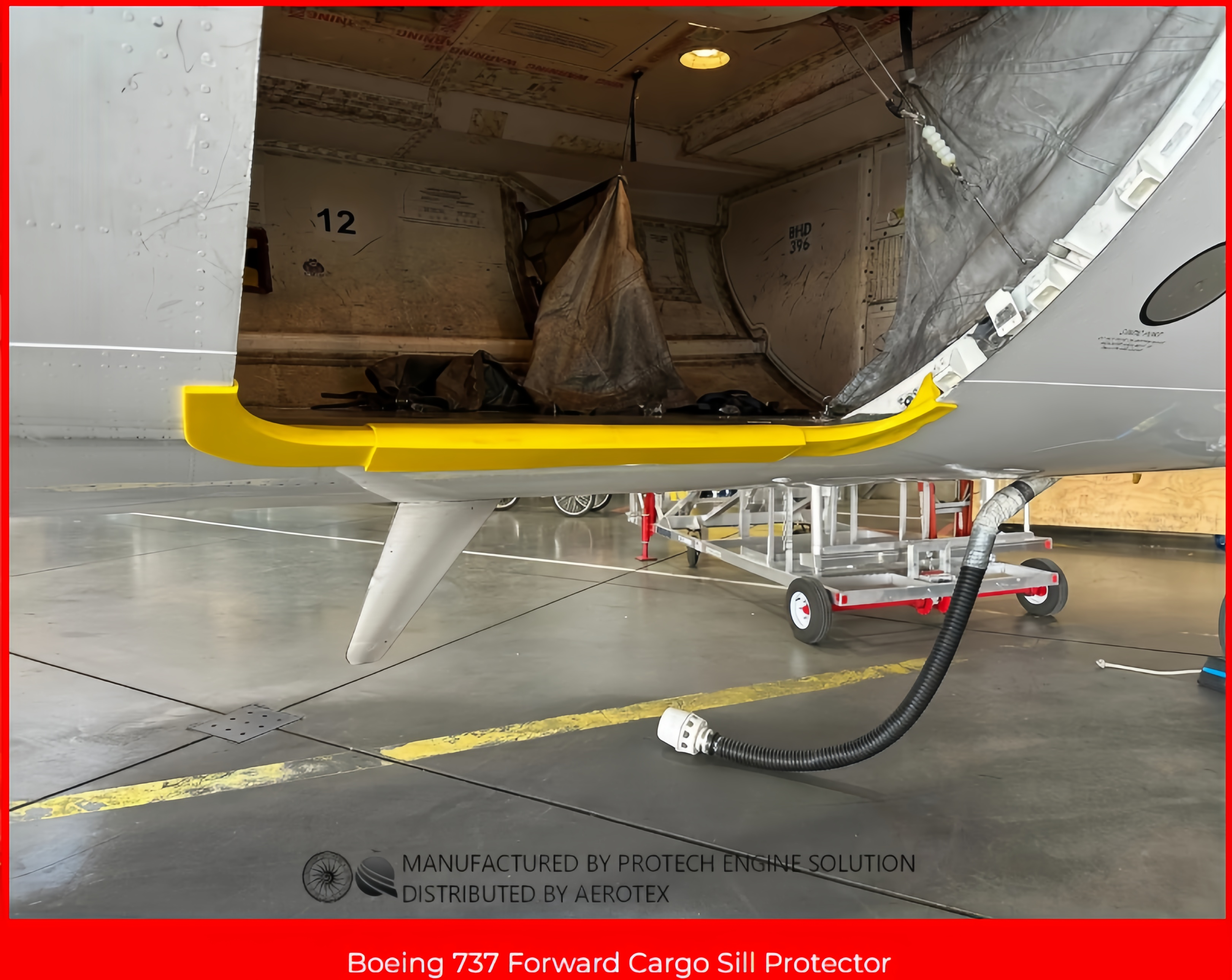 737 All Series Forward Cargo Sill Protector