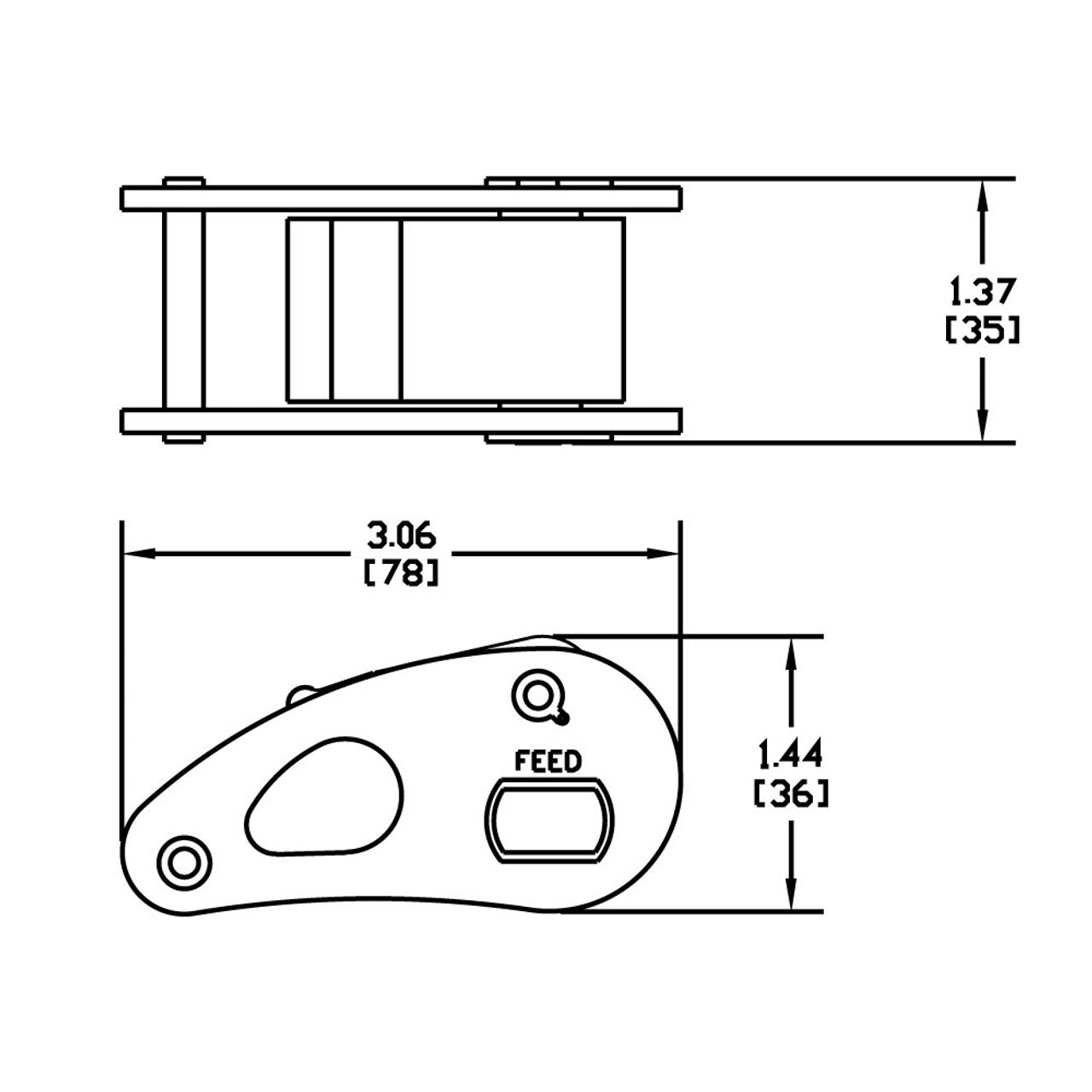 1" Cam Buckle w/ NAS NAS1211F10